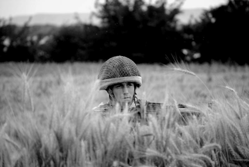 Lance Corporal Nicky Mason on patrol from FOB Robinson, Afghanistan, 2008