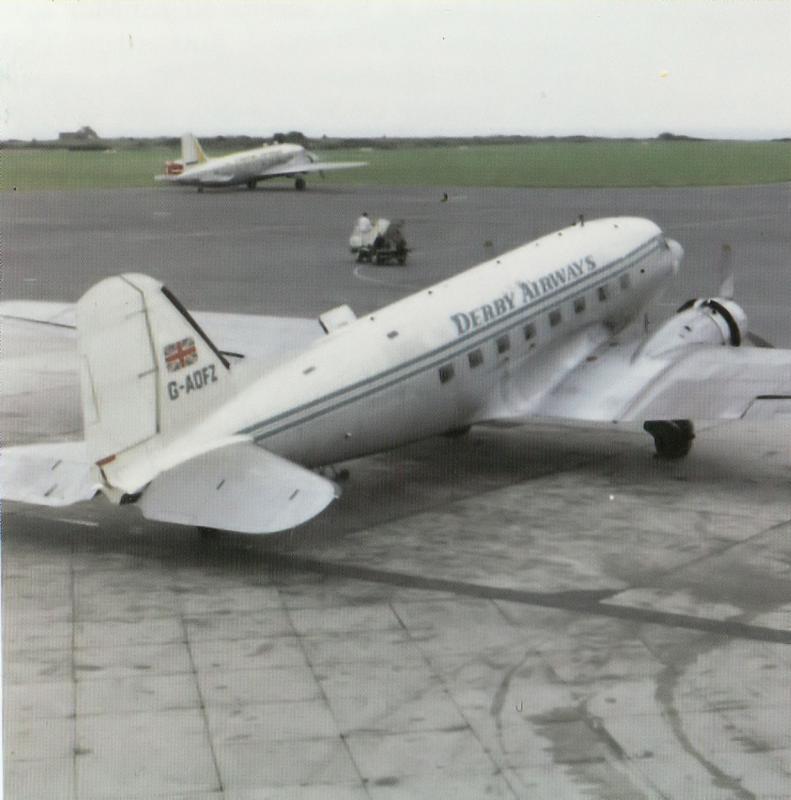 Former C-47 Glider Tug converted to civilian use by Derby Airways