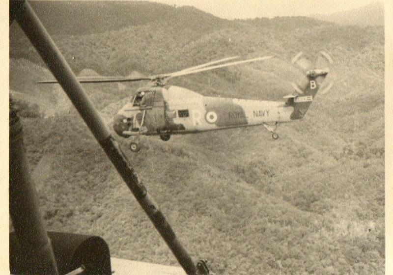Guards Para onboard Wessex helicopters on way to Patrol Areas, Borneo, 1964