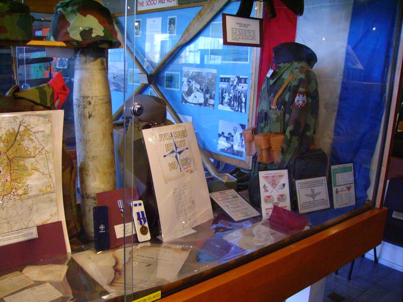 One of the displays inside the Airborne Forces Museum, Aldershot