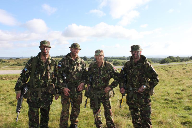 Group photo of part of the ITC PARA Catterick training staff, Intro Exercise 2, 2010