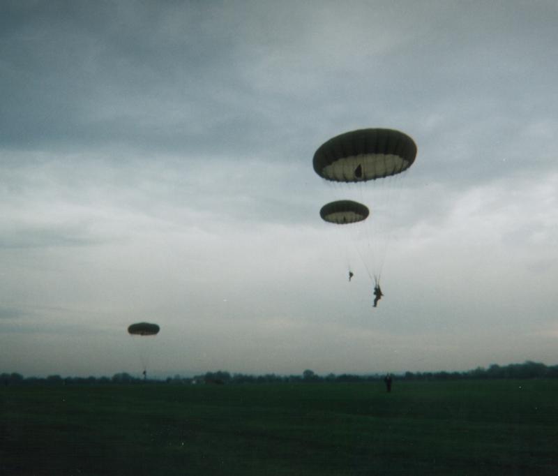 The LLP Parachute RAF Weston on the Green