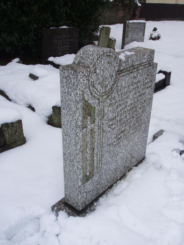 Gravestone of HJ Carter, St Woolos Cemetery, Newport