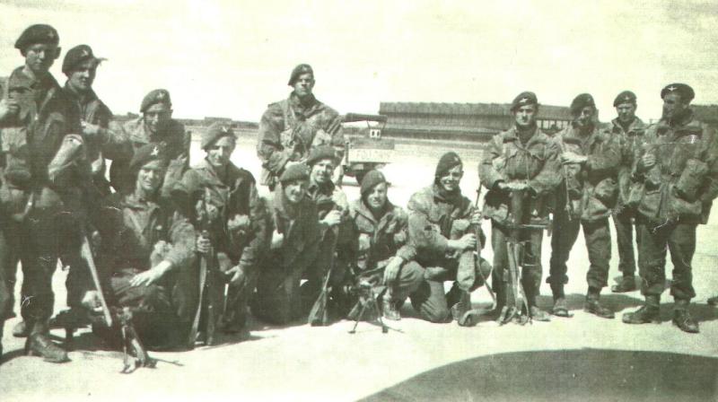 Men of 8th (Midlands) Parachute Battalion before D-Day, June 1944