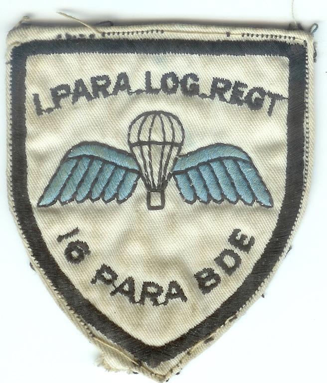 1 Parachute Logistic Regiment Sports team shoulder badge