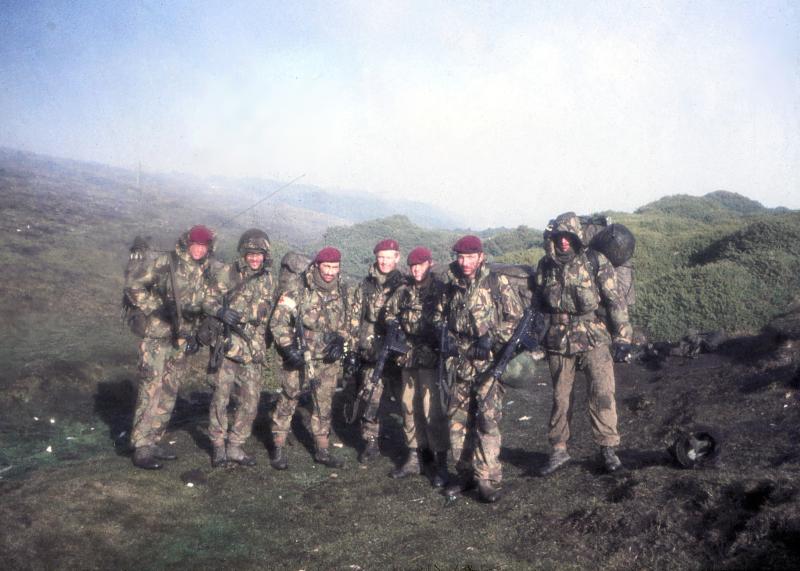 2 PARA RAP in The Bower on Darwin HIll after the surrender