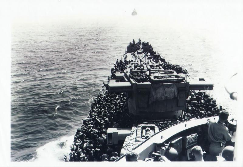 Part of the invasion force setting out to take Taranto 1943