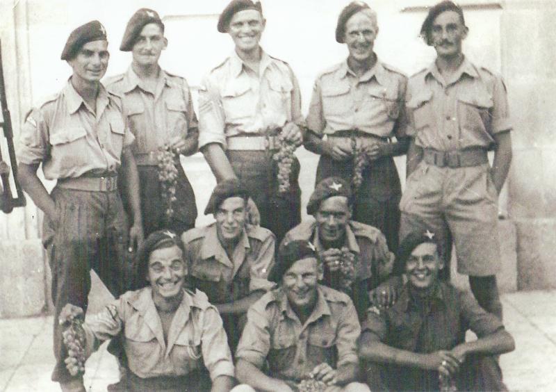 Men of the 2nd Battalion in Altamura, Italy, 1943