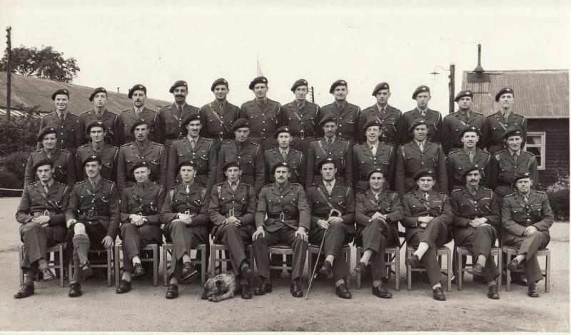 Officers of the 2nd Bn, Cottesmore, Winter 1944 after Arnhem