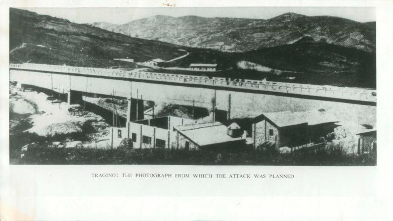 The photo from which the Tragino raid was planned.