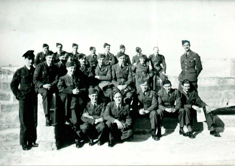 The RAF ground crew involved in the Tragino raid.