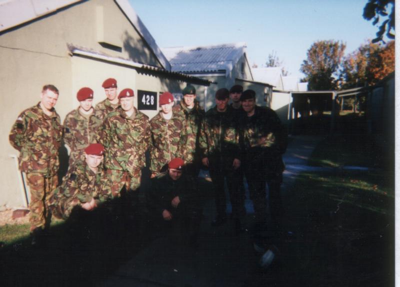 Group photo of a Parachute Course, RAF Brize Norton, 1996