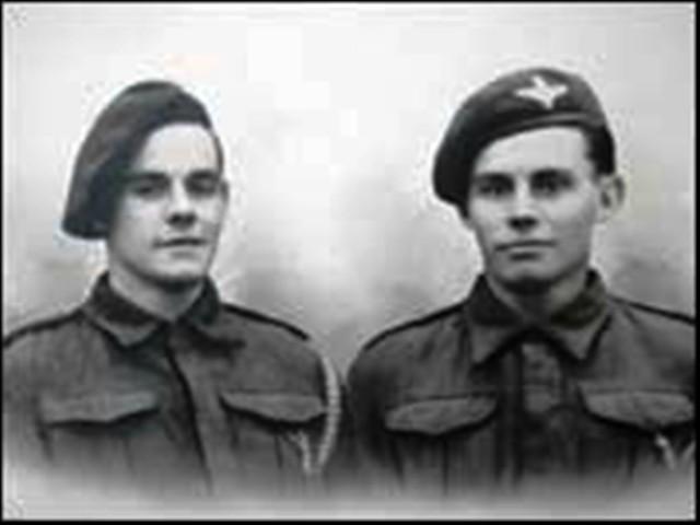 Photo of Tommy and Claude Gronert, of B Coy, 2nd Parachute Battalion - both were killed at Arnhem