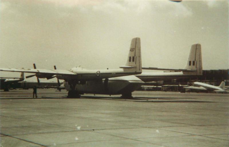 A Blackburn Beverley at RAF Khormaksar, Aden, c.1967