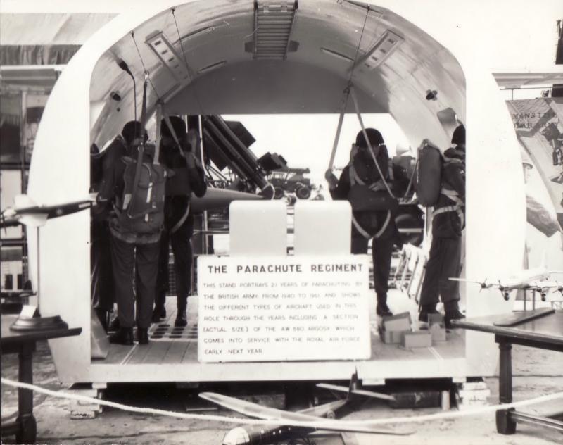 Argosy Fuselage Stand at Farnborough Air Show, 1961