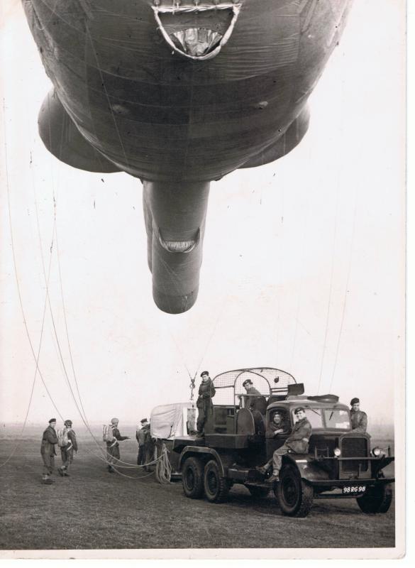 Parachute Regiment Balloon traing unit early 50's John Dobson on Front wing others will come to me