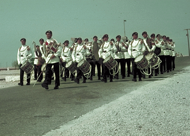  Band 1Para inBahrain  visit of Maj Gen Cubbon1964