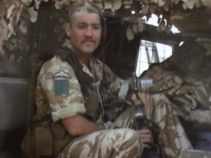 Pte Neil Edwards, 3 PARA on vehicle patrol, Iraq, 2005