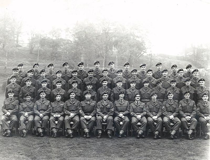 Group photograph of 16 Para Workshops REME, Waterloo Barracks, Aldershot, c.1956
