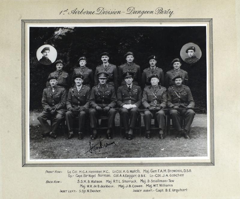 AA Group Photograph of 1st Airborne Division - Dungeon Party