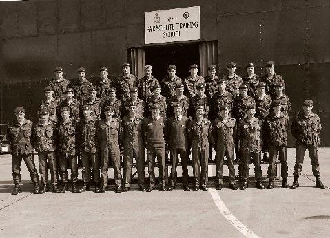 Syndicate of Course TA/86 - Brize Norton June 1986. Christopher Spence is Back Row - 7th from left.