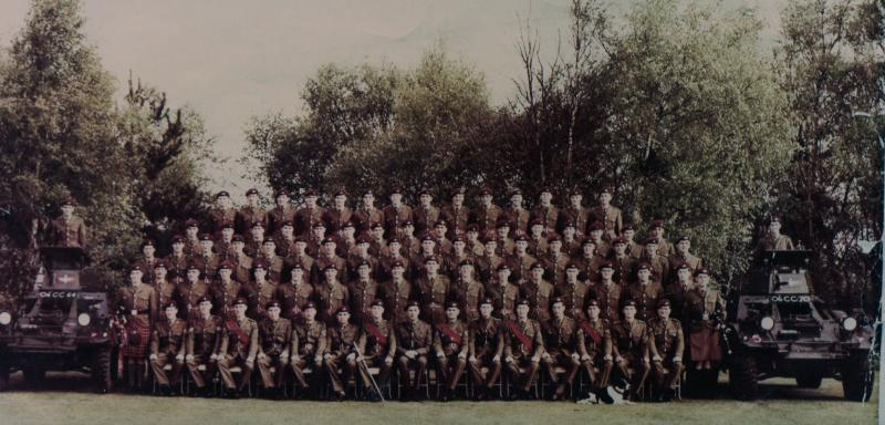 Group photo of No 1 (Guards) Independent Parachute Coy, Pirbright, 1963