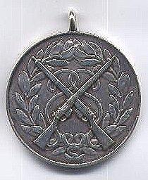 Marksmanship medal on the bren gun front