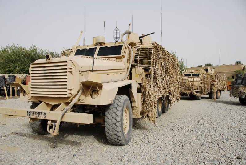 Mastiff in use with B Coy, 3 PARA, Musa Quelah, Afghanistan, August 2008