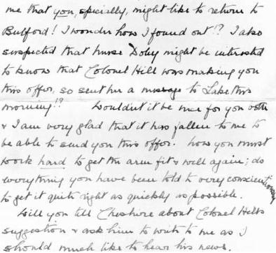 A letter from Colonel Hill's mother to Corporal McCord, 9 Feb 1943 ...