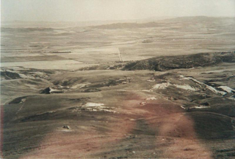 The barren Tamera Valley in 1943.
