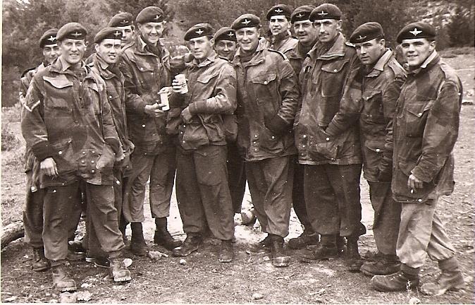 Group photo of Nelson Platoon, C Company, 2 PARA, Cyprus, 1959