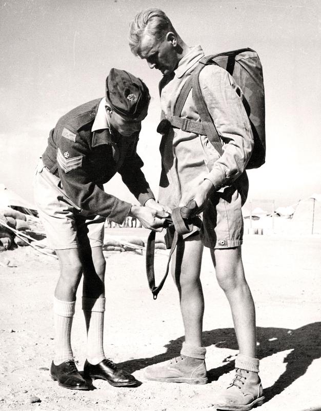 AA Parachute training, RAF Kabrit, 1942