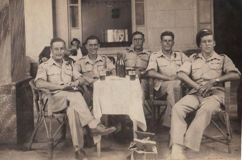Paras take a break from service in Palestine, 1946