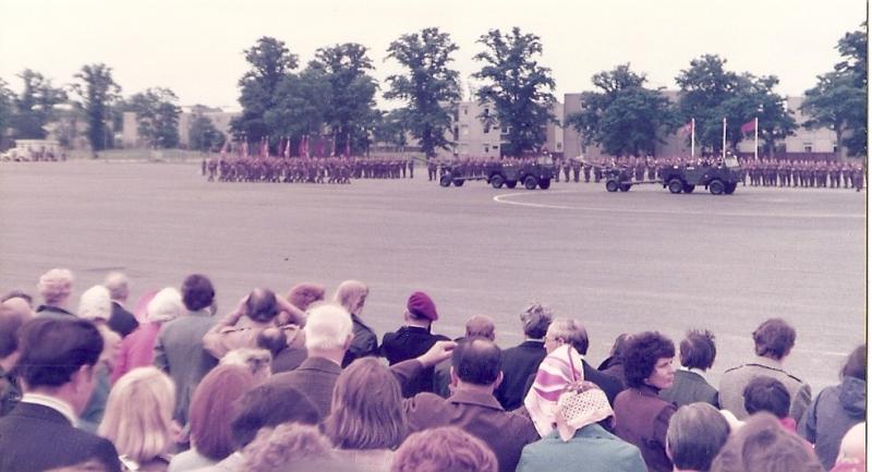 ABF Day 1978. Aldershot. 4,10 and 15 Para on parade