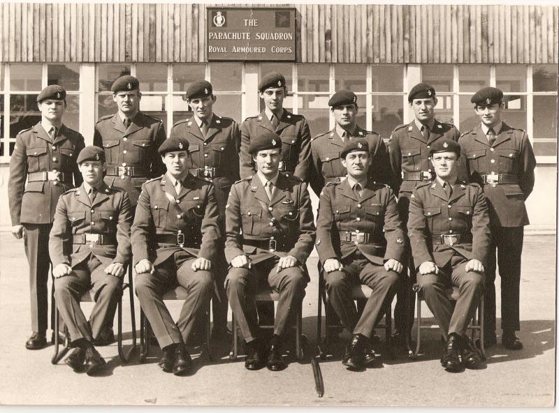 Group photograph of Para Sqn RAC Promotion course, 1971