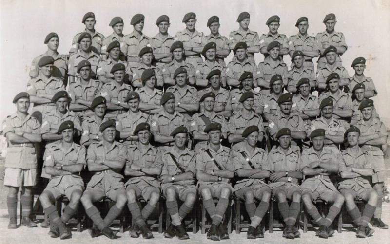 1st Bn Para Sergeants mess Tul Karm, Palestine - June 1946  