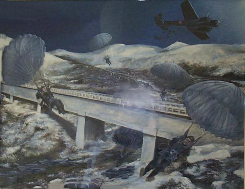 Painting of Tragino Aqueduct